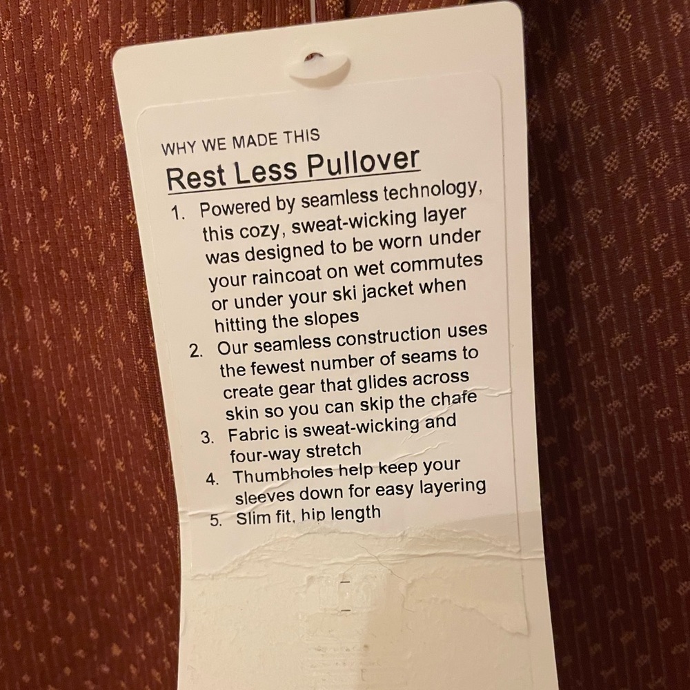 Lululemon Rest Less Pullover - Picture 7 of 7
